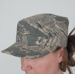 Camo Cadet Cap | Airforce Hat | Indie | Grung | 90's | Y2K | Alternative